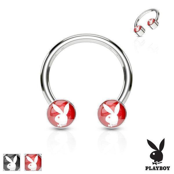 Playboy Horseshoe 16G 14G-My Body Piercing Jewellery