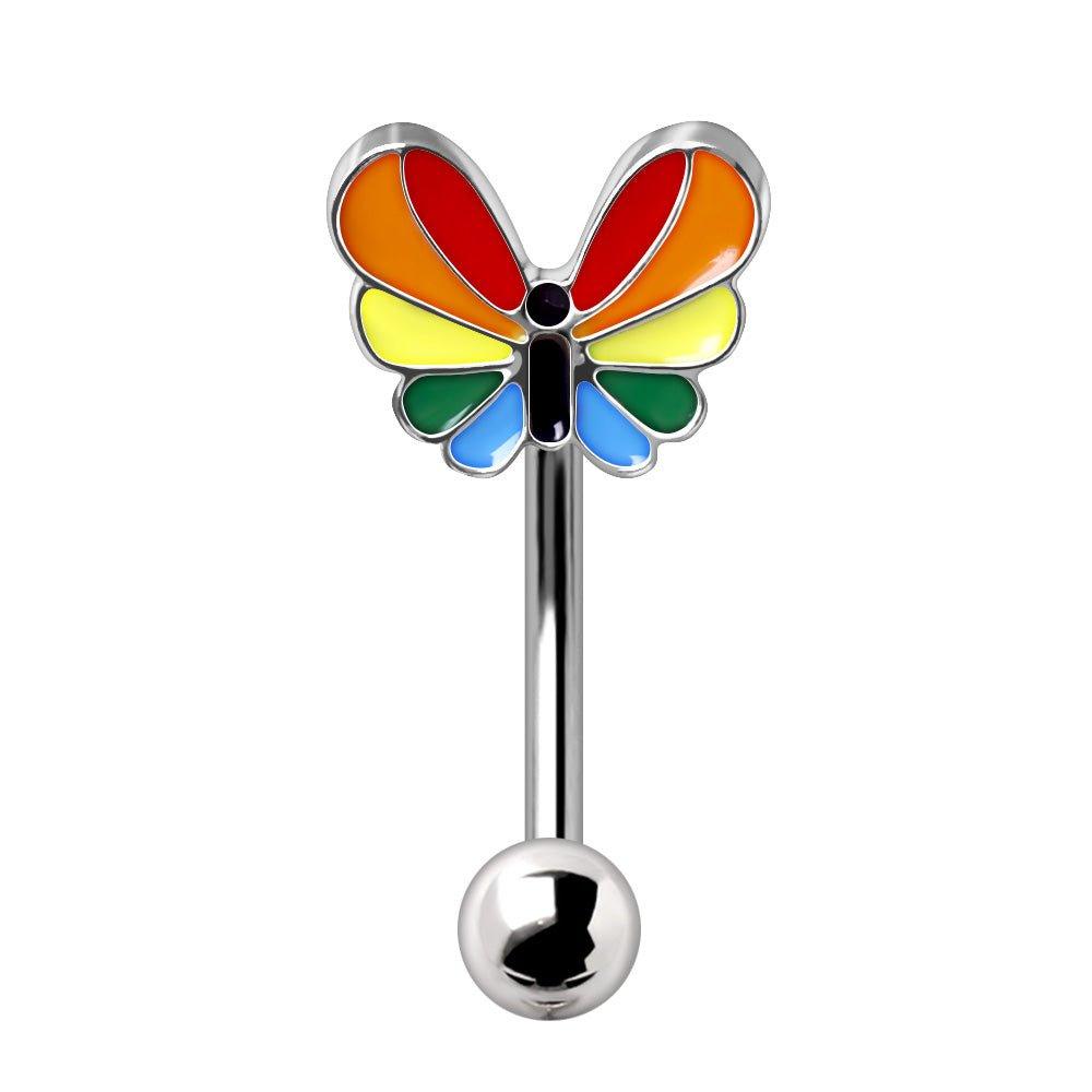 Pride Butterfly Curve 16G-My Body Piercing Jewellery