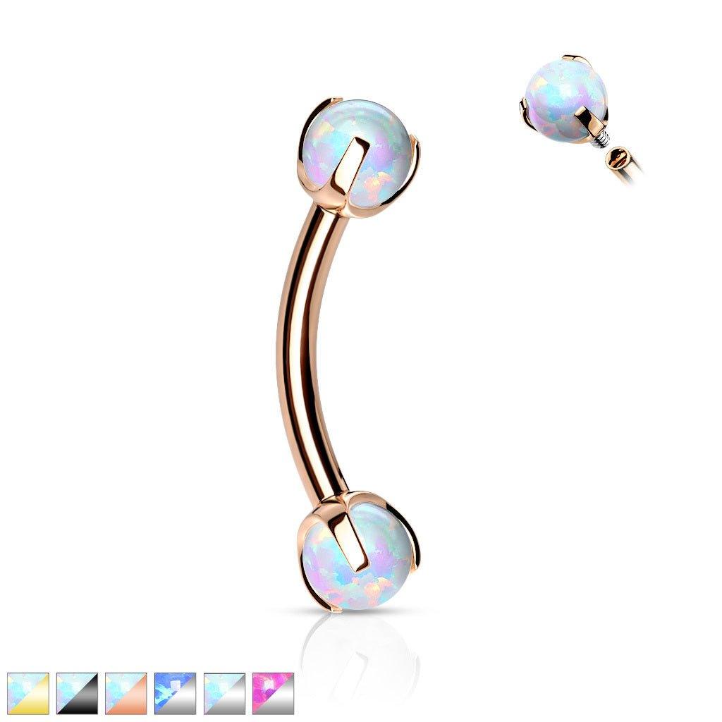 Prong Opal I.T. Curve 16G-My Body Piercing Jewellery