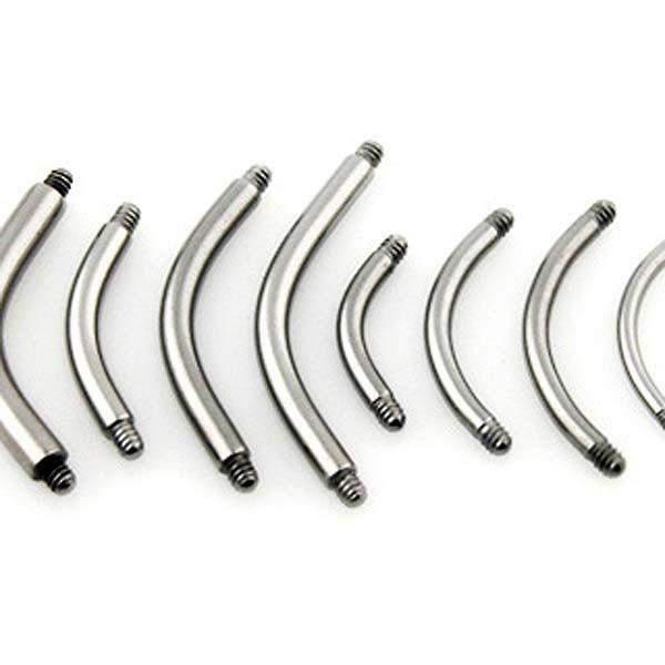 Replacement Curve Bar 16G 14G 12G-My Body Piercing Jewellery