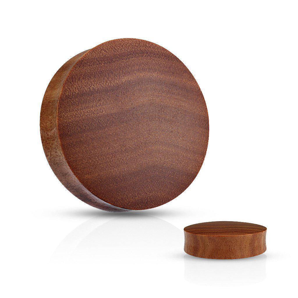 Body Jewelry - Saba Wood Solid Plug 6mm-35mm