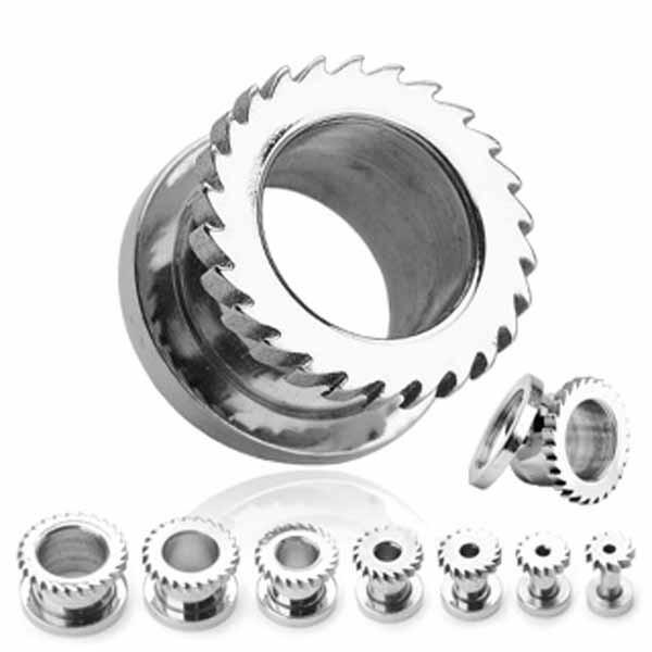 Body Jewelry - Saw Blade Tunnel 8G-10mm