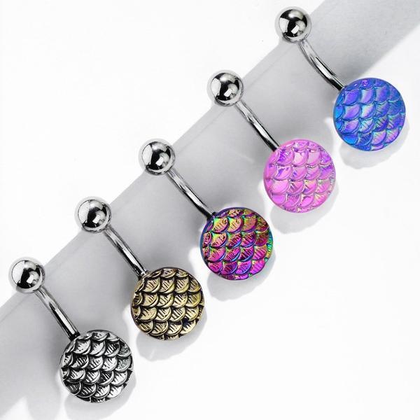 Body Jewelry - Scales Belly Bar 14G