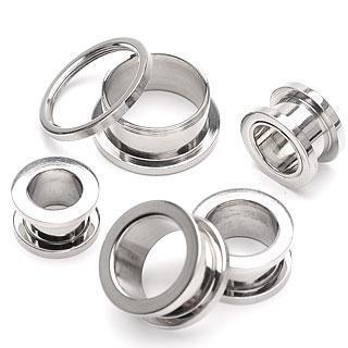 Body Jewelry - Screw Fit Tunnel 16G-48MM