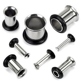 Body Jewelry - Single Flared Tunnel 12G-2"