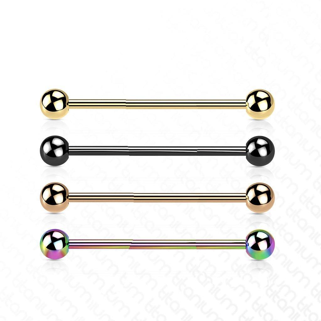 Body Jewelry - Titanium Industrial 14G 38mm