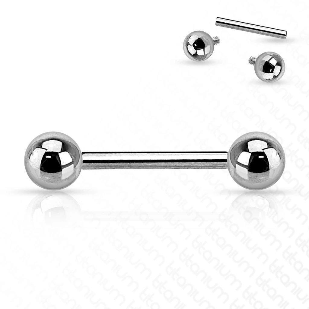 Stainless steel nipple on sale rings 16 gauge