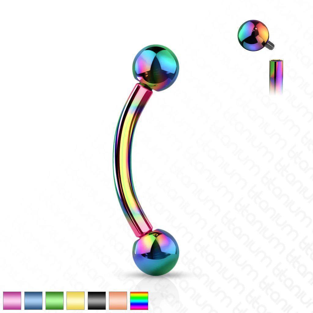 Body Jewelry - Titanium I.T. Curve 16G