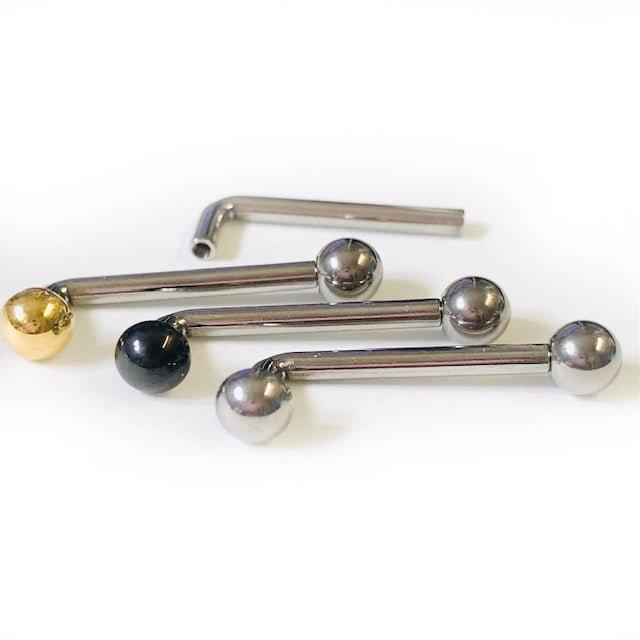 Body Jewelry - Titanium I.T. Dome Christina Bar 14G
