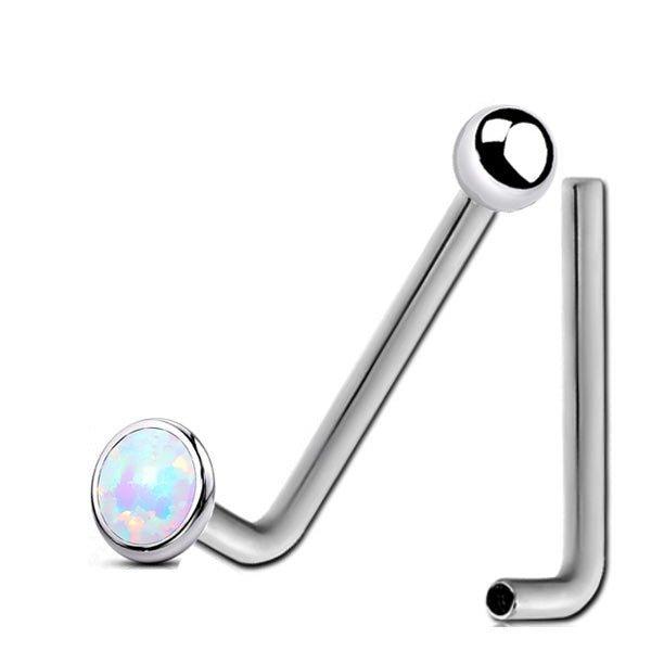 Body Jewelry - Titanium I.T. Opal Christina Bar 14G