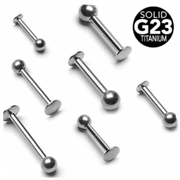 Body Jewelry - Titanium Labret 16G 14G