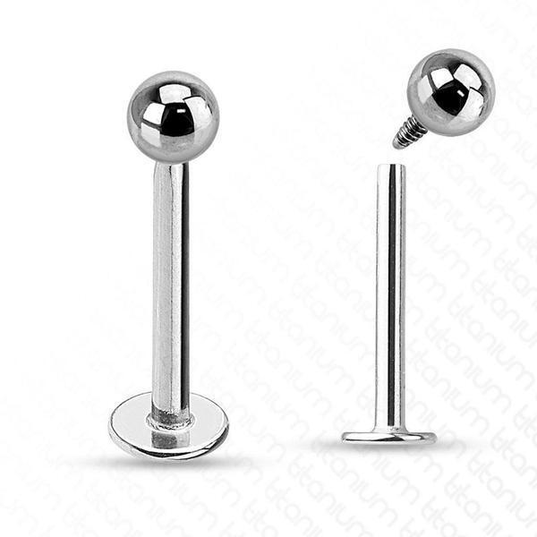 Body Jewelry - Titanium Labret 18G 16G 14G