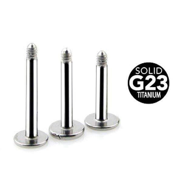 Body Jewelry - Titanium Labret Bar 16G 14G