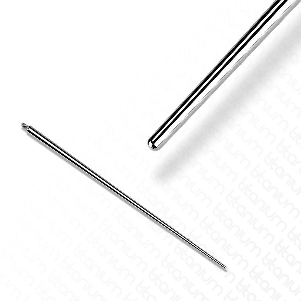 Body Jewelry - Titanium Threaded Insertion Taper 16G 14G