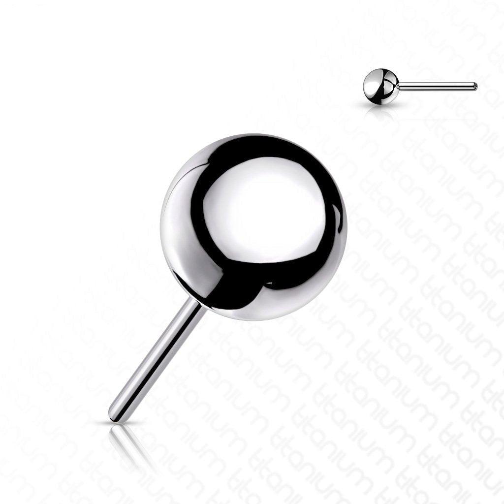 Body Jewelry - Titanium Threadless Ball End