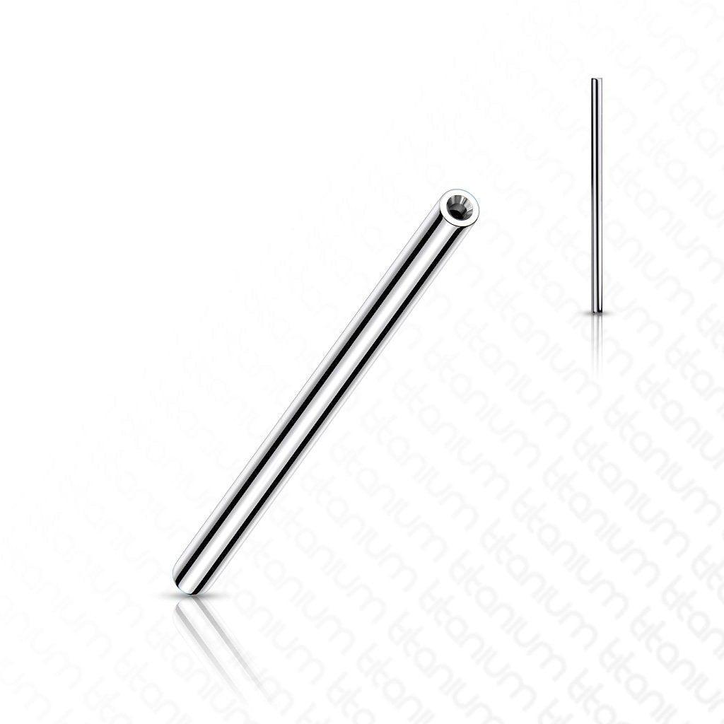 Body Jewelry - Titanium Threadless Barbell Bar 14G