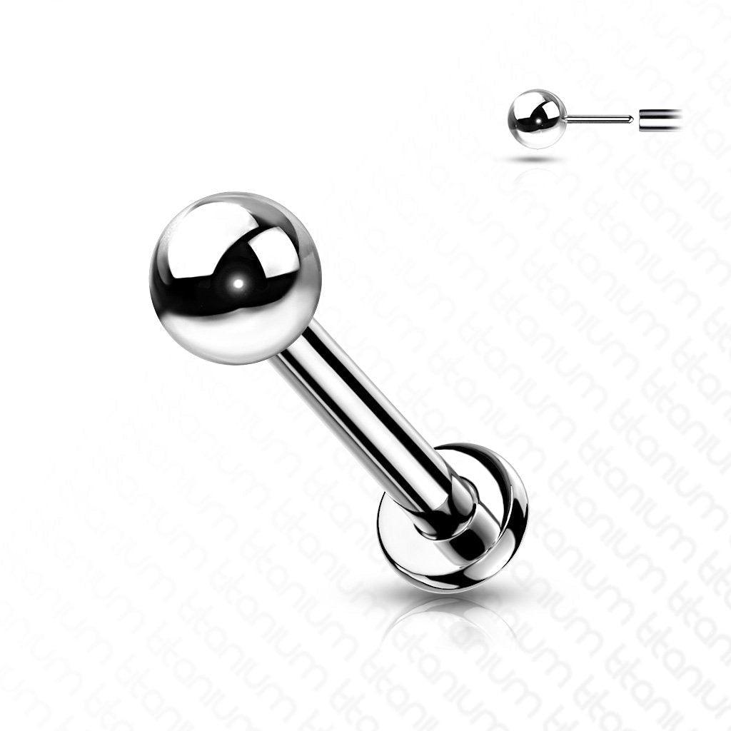 Body Jewelry - Titanium Threadless Labret 20G 18G 16G