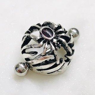 Body Jewelry - Spider Nipple Shield Cuff 14G (Single)