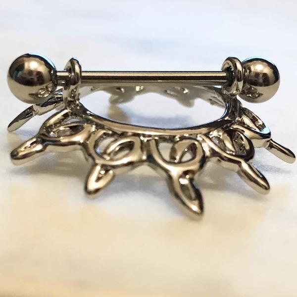 Body Jewelry - Swirls Nipple Shield 14G (Single)