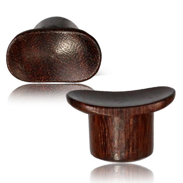 Body Jewelry - Tamarind Wood Stretched Labret Bar