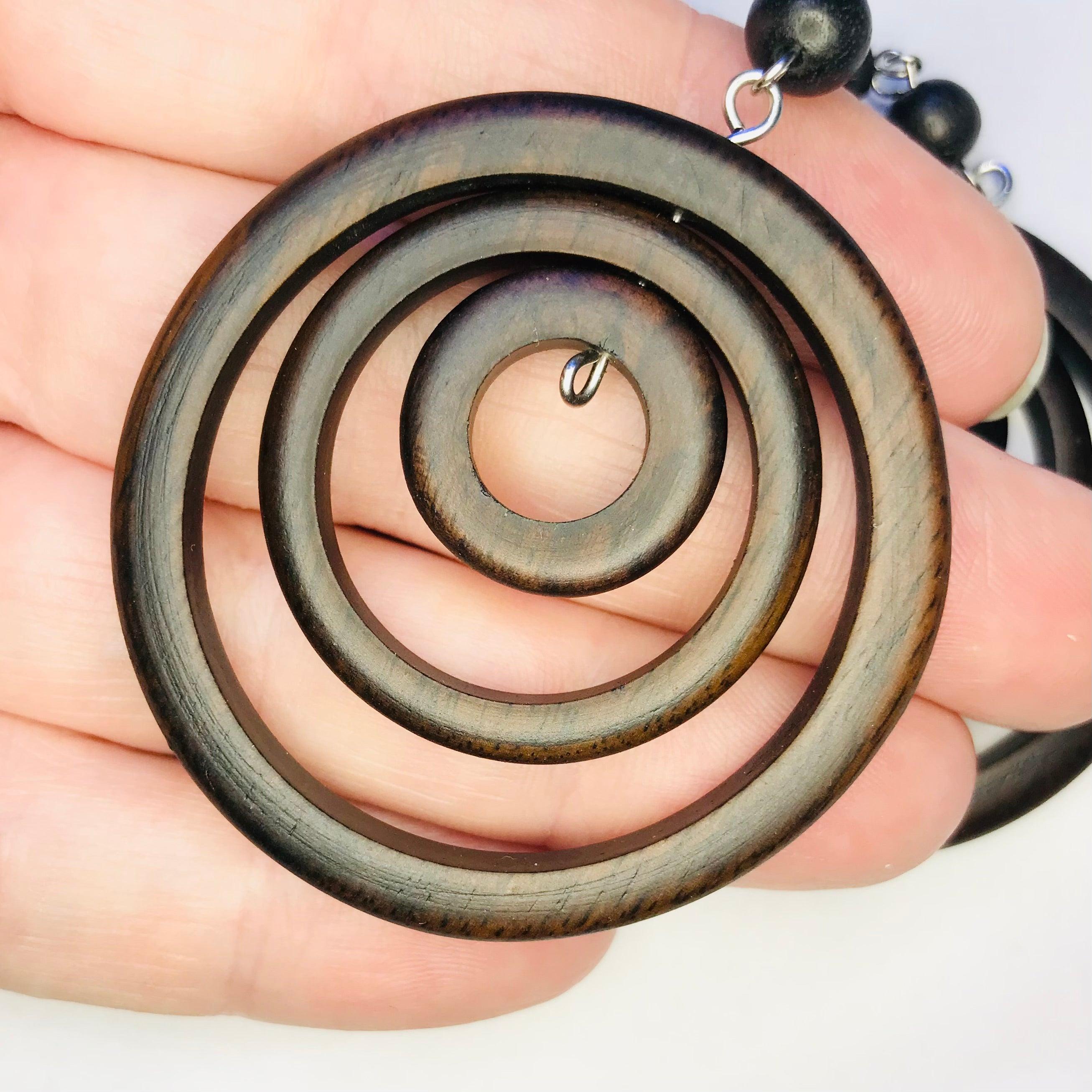 Wood Rings Earring Pair - My Body Piercing Jewellery