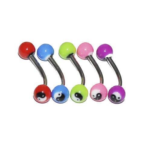 Body Jewelry - Yin Yang Curve 16G
