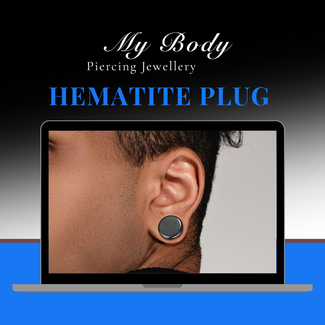 Hematite Plug 4mm–16mm: Sleek, Grounded & Always in Style