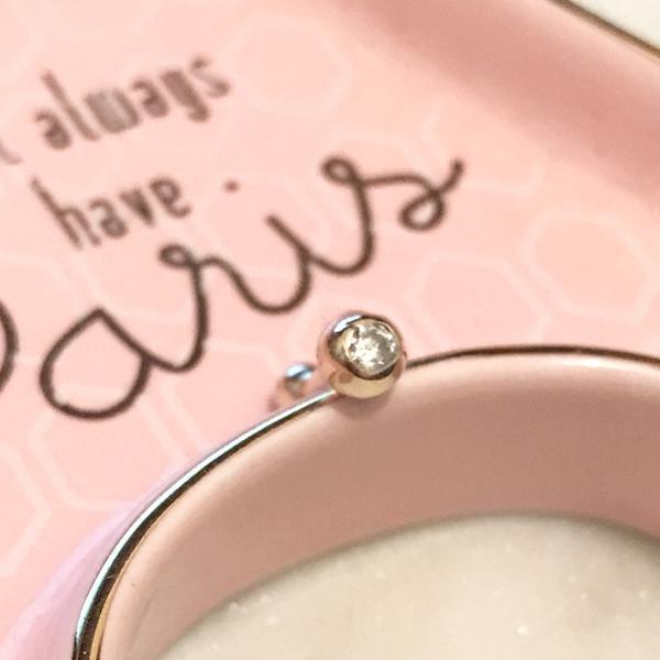 14kt Gold Gem Ball Cartilage Bar 16G 6mm-My Body Piercing Jewellery