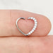 14kt Gold Heart Daith Ring 16G-My Body Piercing Jewellery