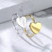14kt Gold Heart Twist Ring 20G 8mm-My Body Piercing Jewellery