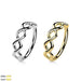 14kt Gold Infinity Hinged Ring 16G-My Body Piercing Jewellery