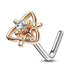 Filigree Heart Nose L Bend 20G-My Body Piercing Jewellery