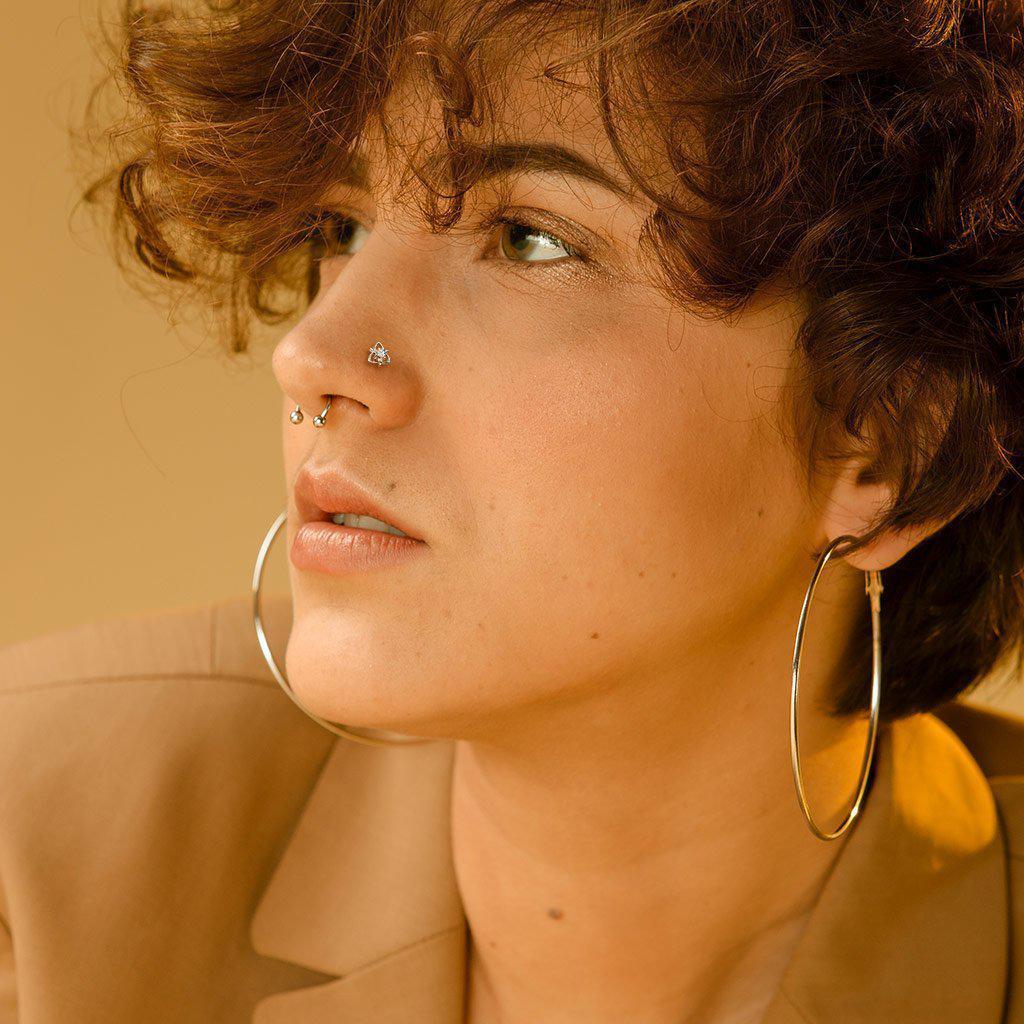 Filigree Heart Nose L Bend 20G-My Body Piercing Jewellery