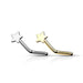 14kt Gold Star Nose L Bend 20G-My Body Piercing Jewellery