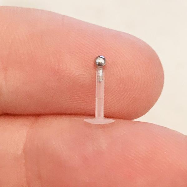 14kt Gold Top Bioflex Labret 16G-My Body Piercing Jewellery