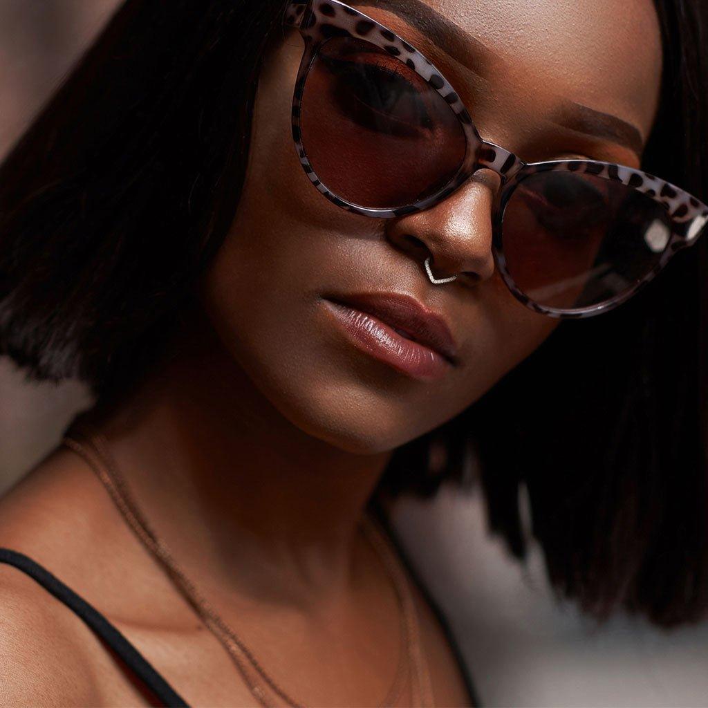 14kt White Gold Chevron Opal Hinged Ring-My Body Piercing Jewellery