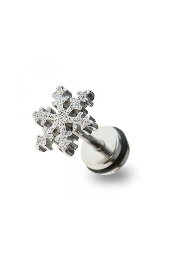 Body Jewelry - Snowflake Fake Plug