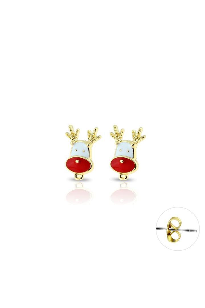 Reindeer Earrings Pair-My Body Piercing Jewellery