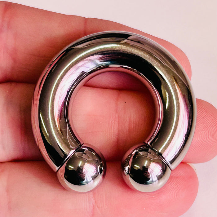 Heavy Gauge Ball Horseshoe 6G - 00G