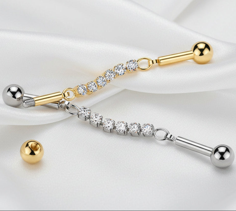 Gem Connector Industrial Bar 14G