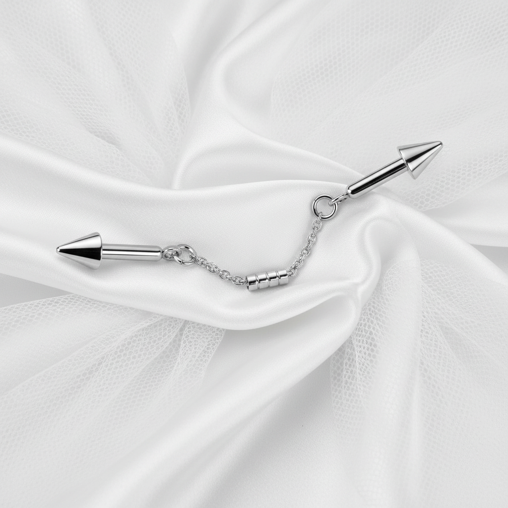 Disc Connector Spike Industrial Bar 14G