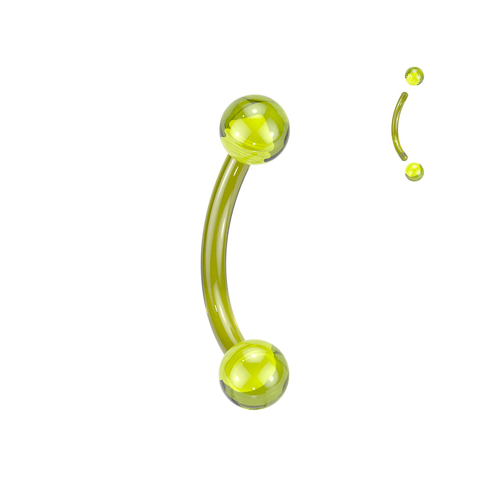 Bioflex Glitter/Solid Curve 16G