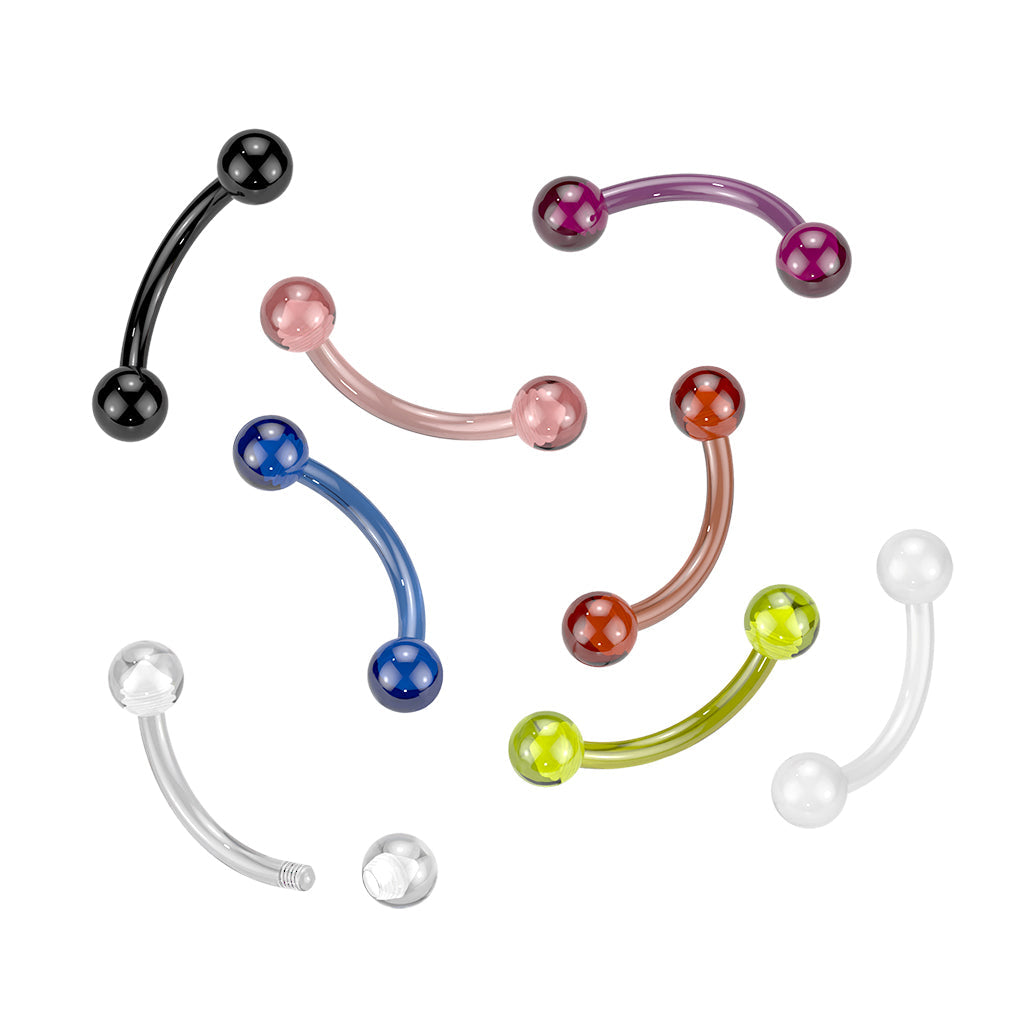 Bioflex Glitter/Solid Curve 16G