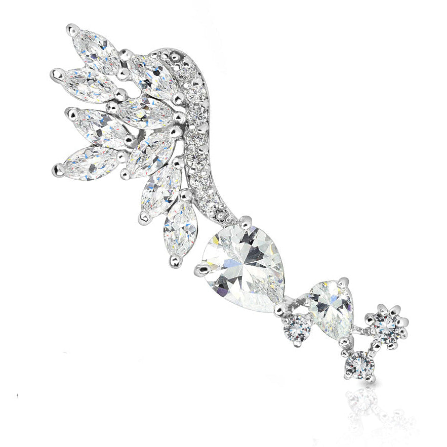 Gem Wing Ear Cuff - Right (Single)