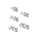 Gem Prong Earrings 5 Pairs