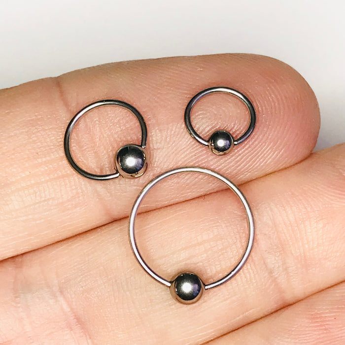 Small Gauge Captive Ring 20G 18G