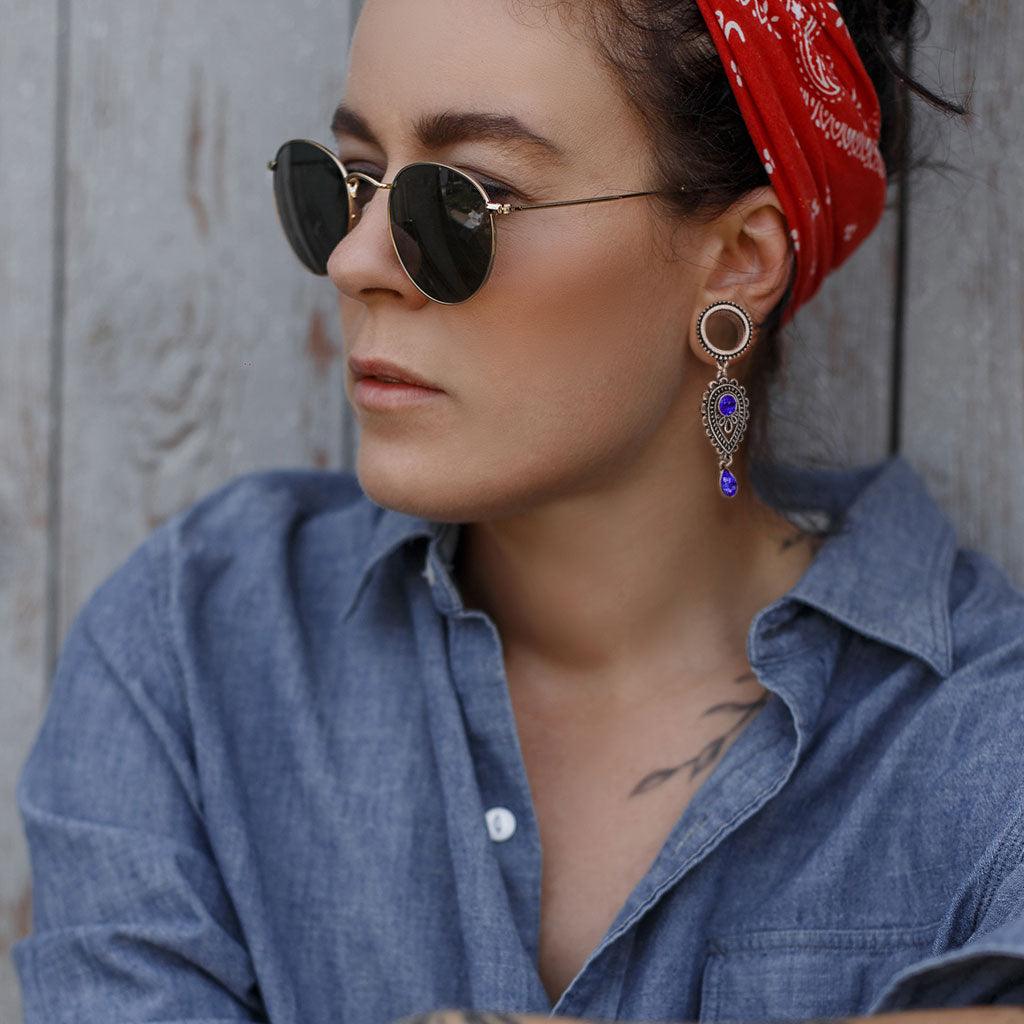 Filigree Drop Tunnel 6mm-16mm-My Body Piercing Jewellery