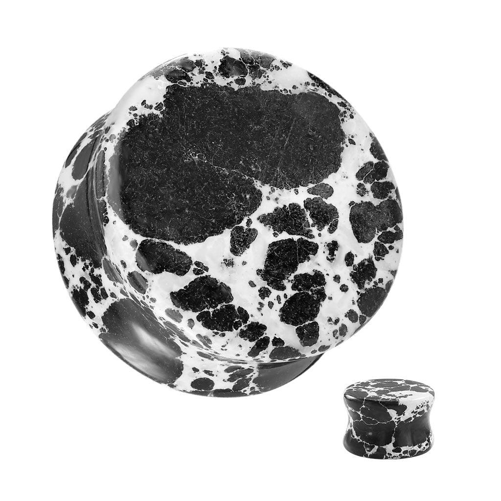 Black Imperial Turquoise Plug 6mm - 25mm-My Body Piercing Jewellery