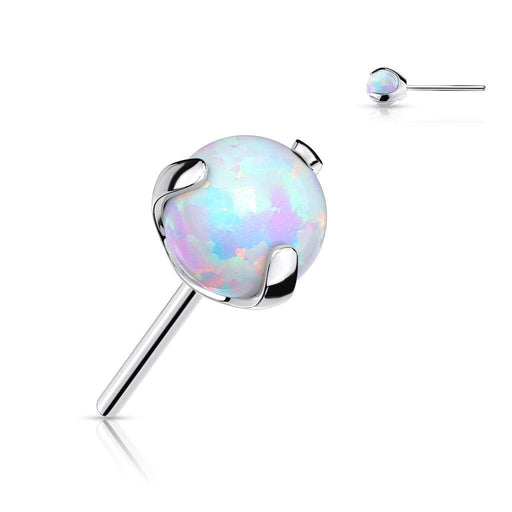 Body Jewelry - Titanium Threadless Opal Ball End