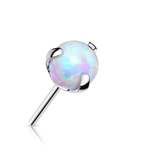 Body Jewelry - Titanium Threadless Opal Ball End